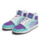 Metari 6T7 High Top Snekonz feat Stykonz Turquoise Mix Script | Hip Hop Streetwear Kicks - Stykonz Graffiti Streetwear